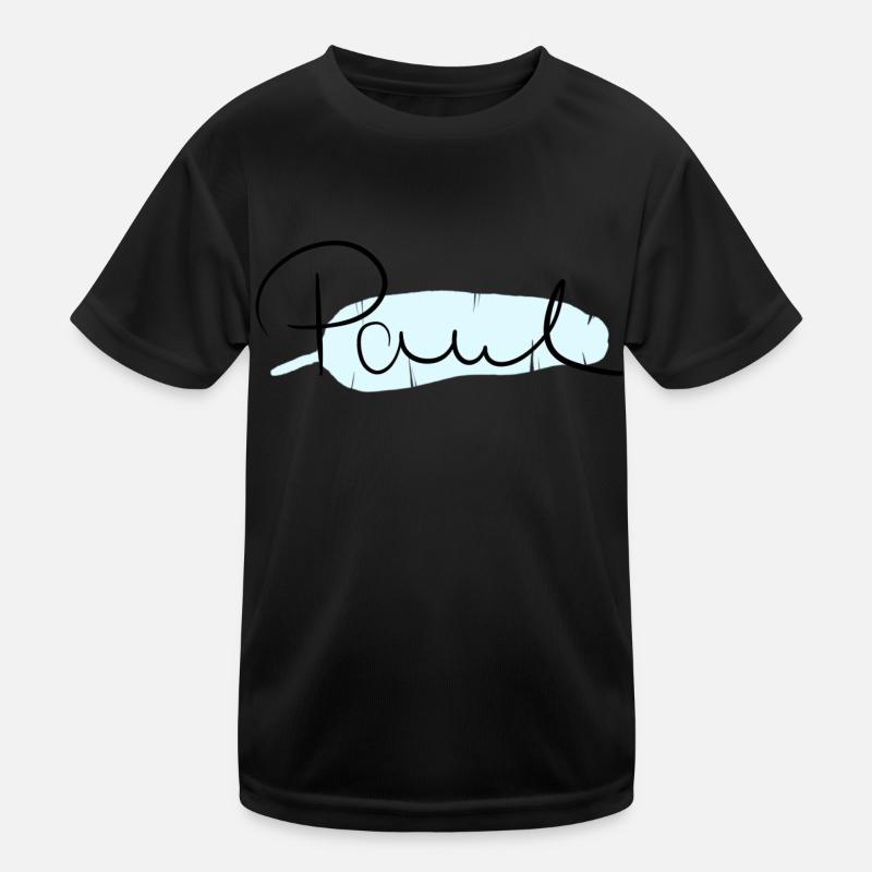 Paul - Kids Functional T-Shirt - black