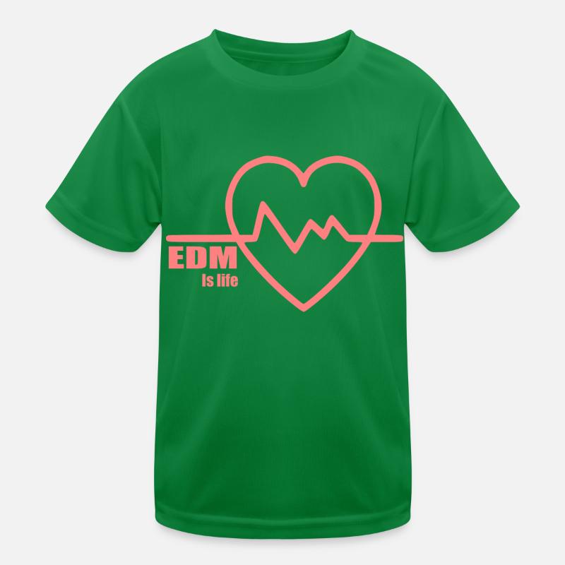 EDM ist Leben Kinder Funktions-T-Shirt