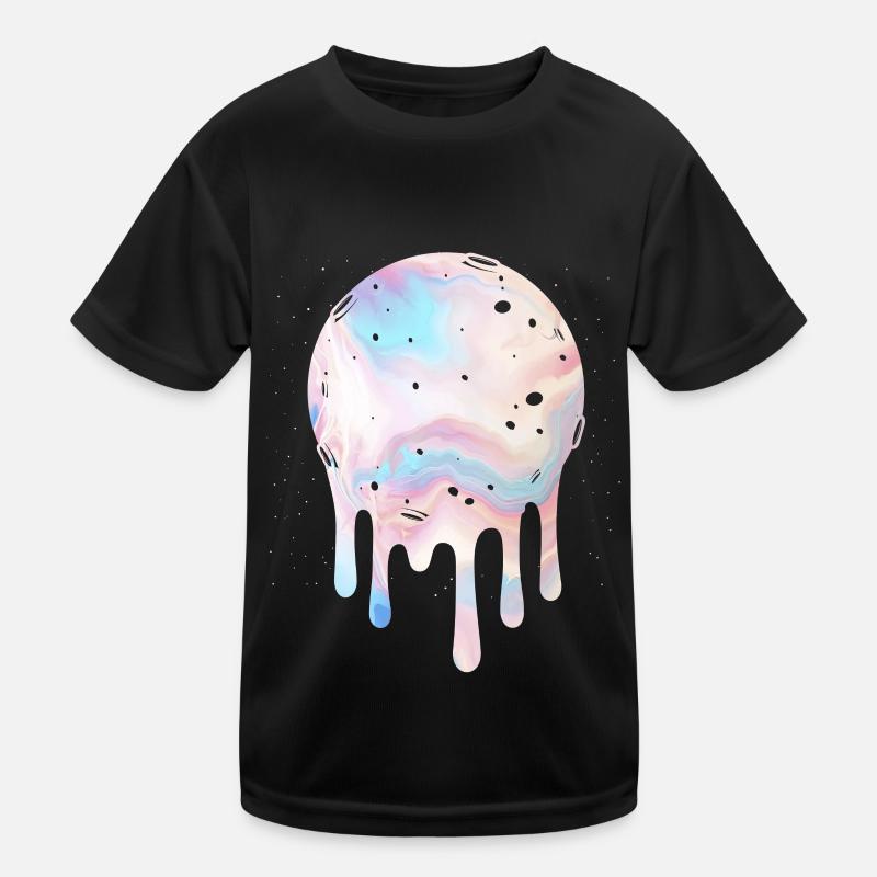 Moon Kawaii Witch Pastel Goth Kids Functional T-Shirt