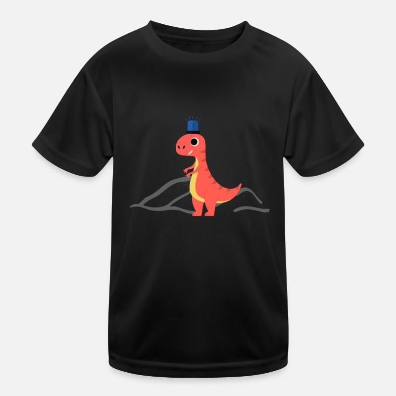 Blue Light Dino | T-Rex, Shirt, Gift, Kids Functional T-Shirt