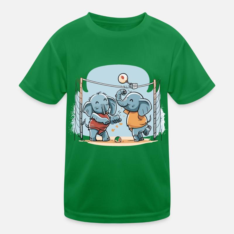 Elefanten-Stachel Kinder Funktions-T-Shirt