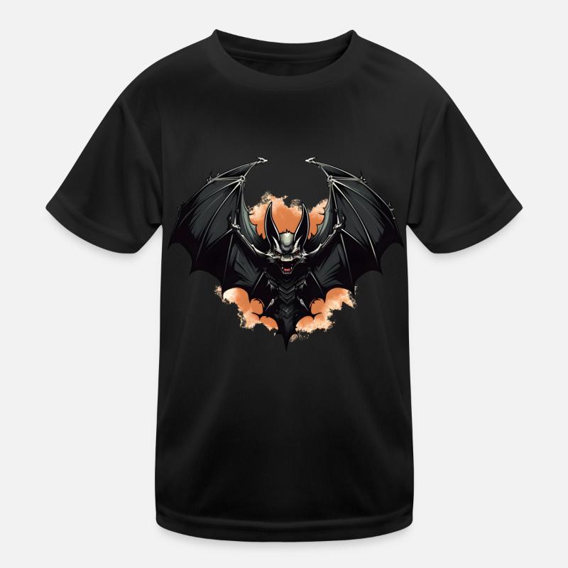 Fledermaus Kinder Funktions-T-Shirt
