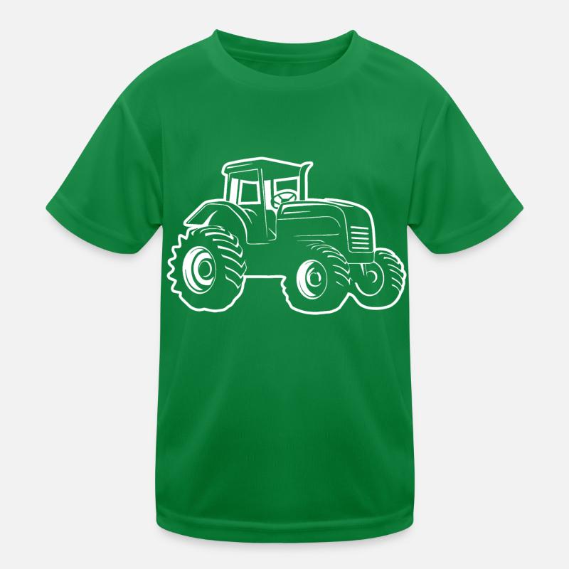Traktor Kinder Funktions-T-Shirt