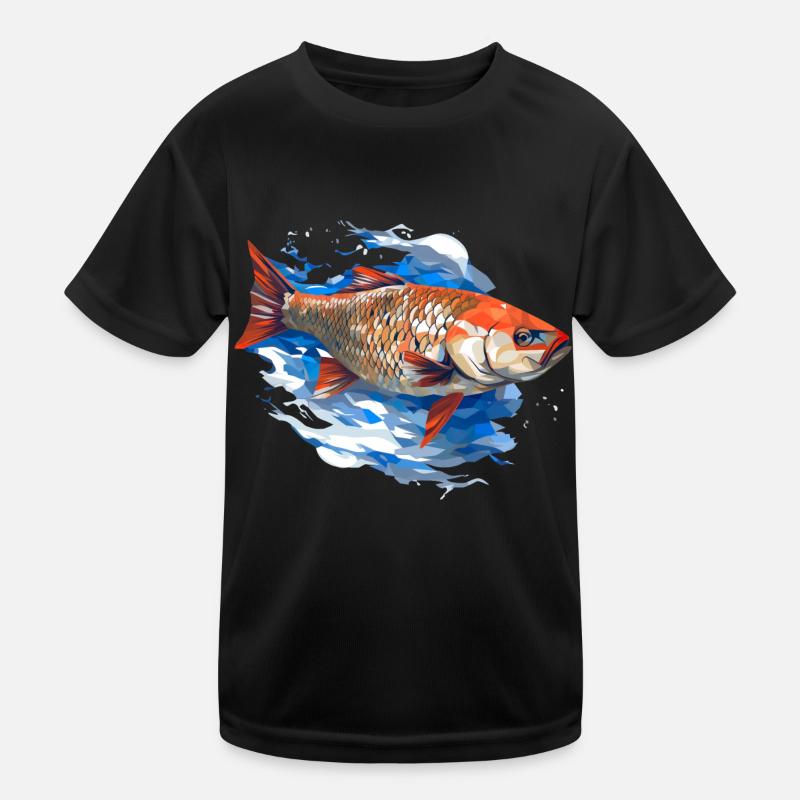 Döbel - Kinder Funktions-T-Shirt - Schwarz