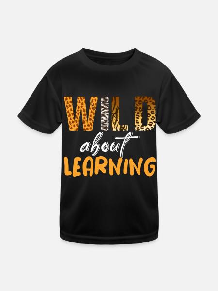 Back To School Lehrer Schule Vintage Schüler - Kinder Funktions-T-Shirt - Schwarz - Vorne
