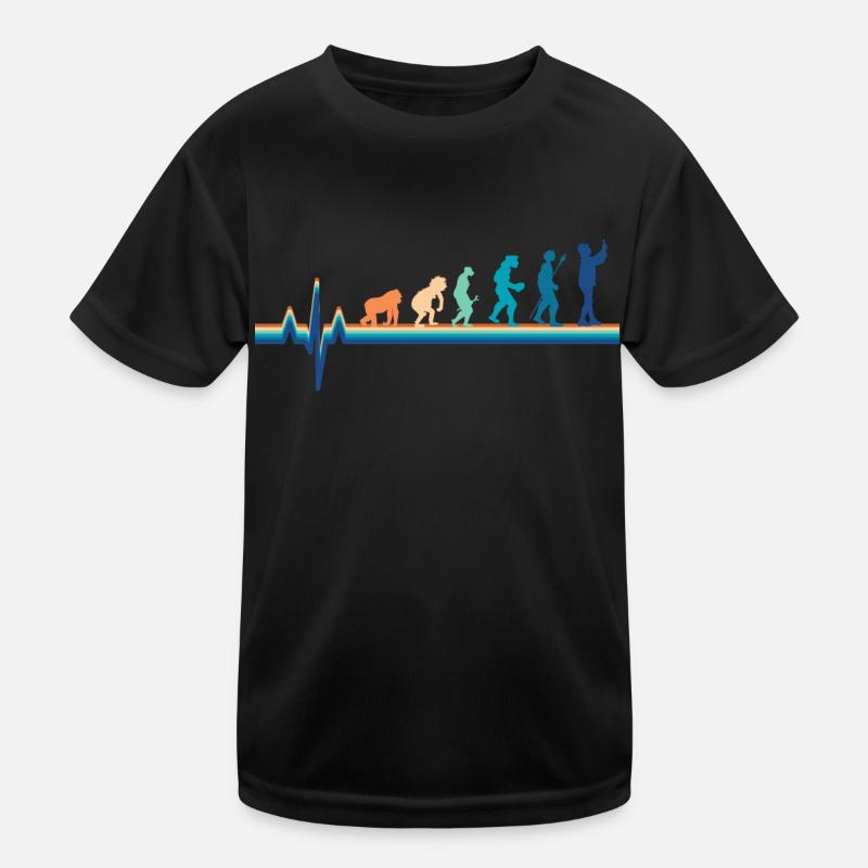 Evolution Heartbeat Soziale Netzwerke Kinder Funktions-T-Shirt