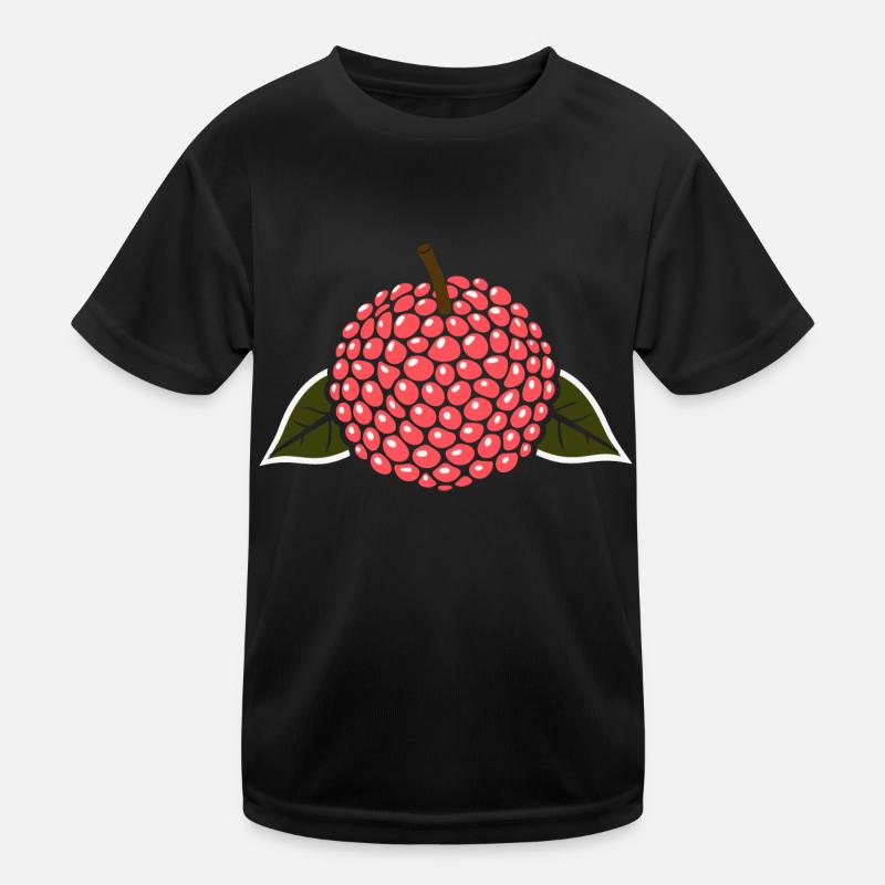 Fruchthumor kleine Litschi Kinder Funktions-T-Shirt