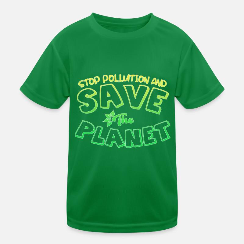Environmental pollution Kids Functional T-Shirt