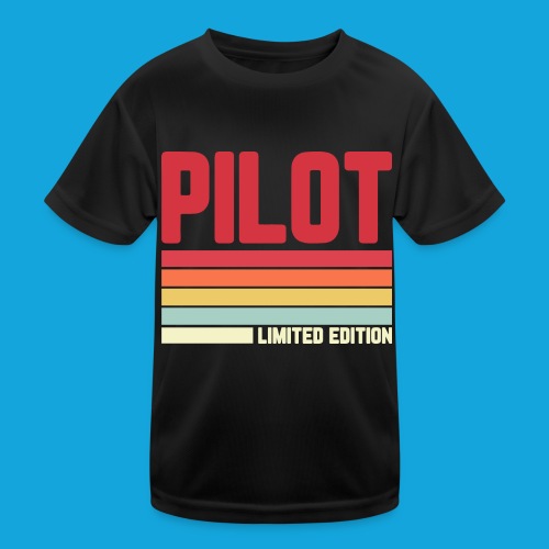 Pilot Limited Edition - Kinder Funktions-T-Shirt