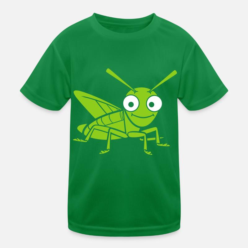 Heuschrecke Kinder Funktions-T-Shirt