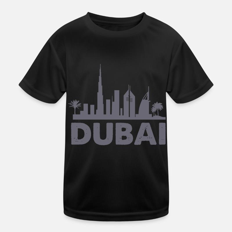 dubai skyline Kinder Funktions-T-Shirt