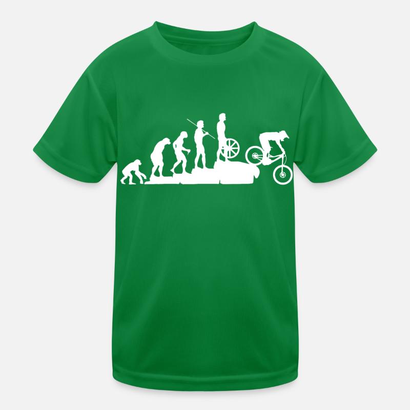 MTB Evolution Downhill edit Kinder Funktions-T-Shirt