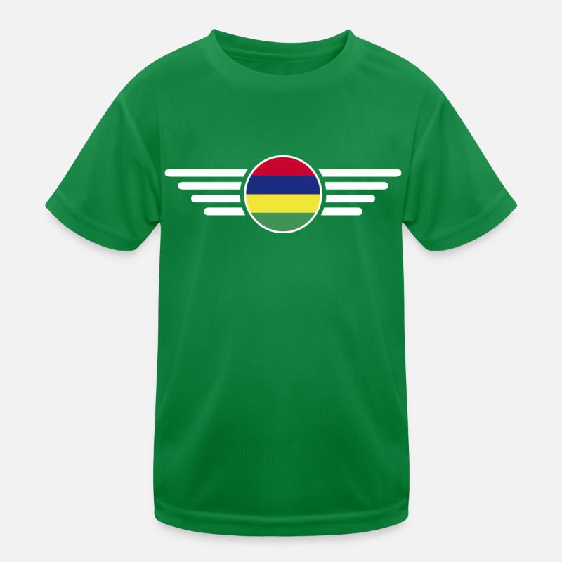 Ich liebe Mauritius, Eleganz Stil Design T-Shirt Kinder Funktions-T-Shirt