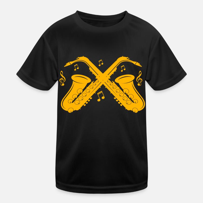 Saxophon Saxophon Saxophon Kinder Funktions-T-Shirt