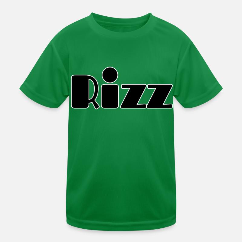 Fantastic Rizz Black Design Kinder Funktions-T-Shirt