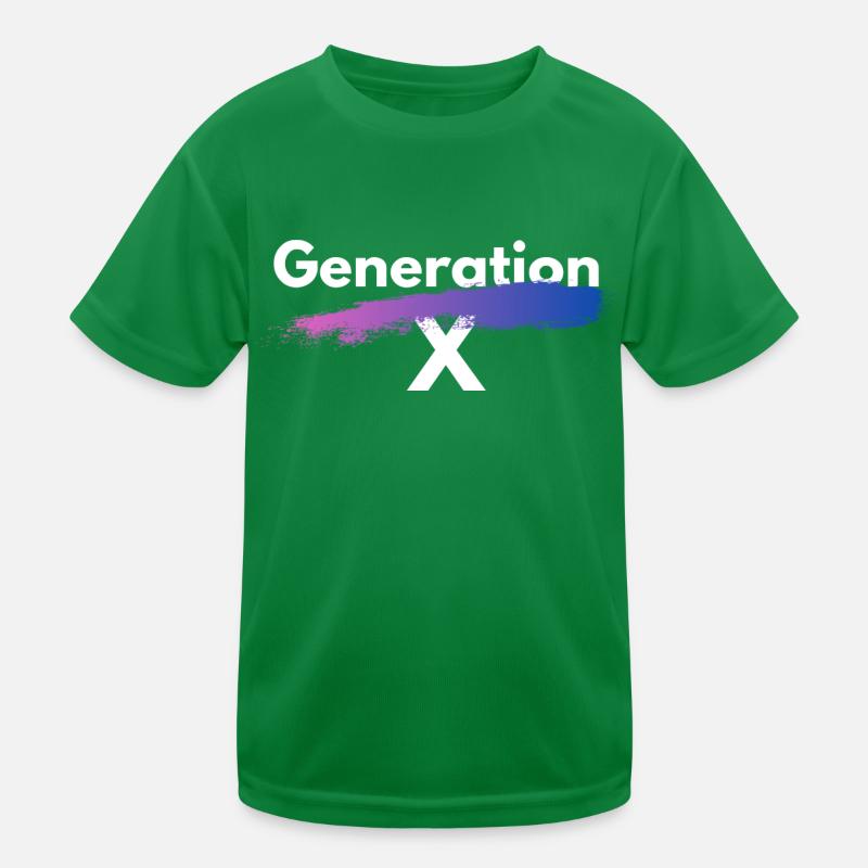 Generation X Kinder Funktions-T-Shirt