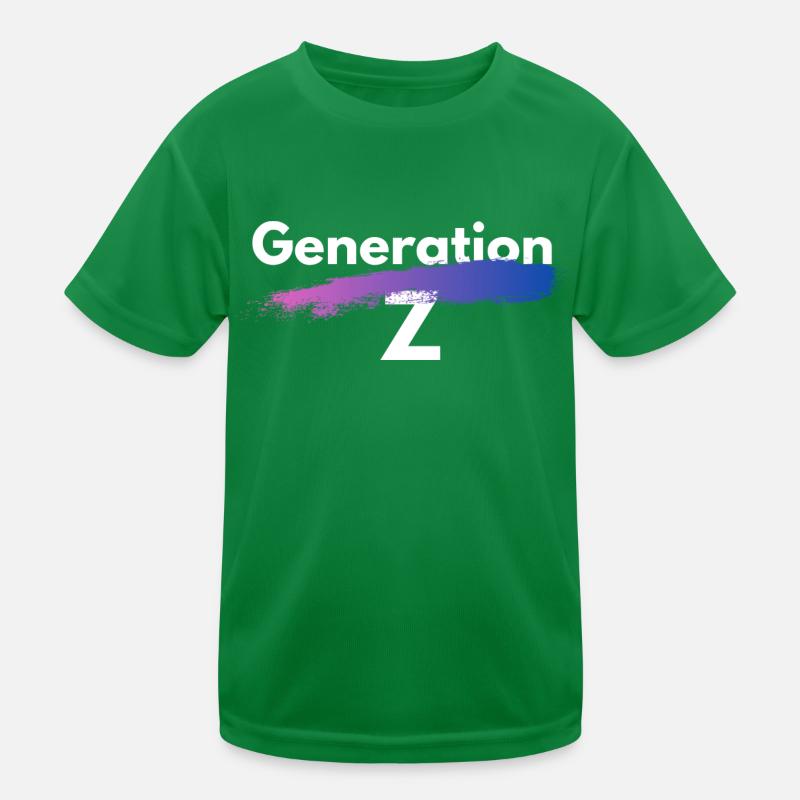 Generation Z Kinder Funktions-T-Shirt