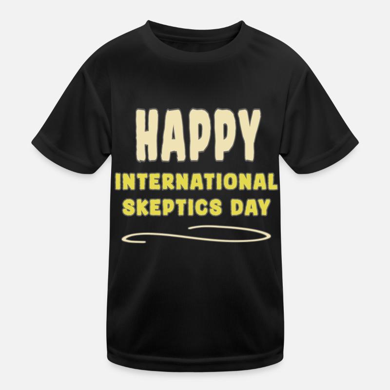 International Day of Skeptics Kids Functional T-Shirt
