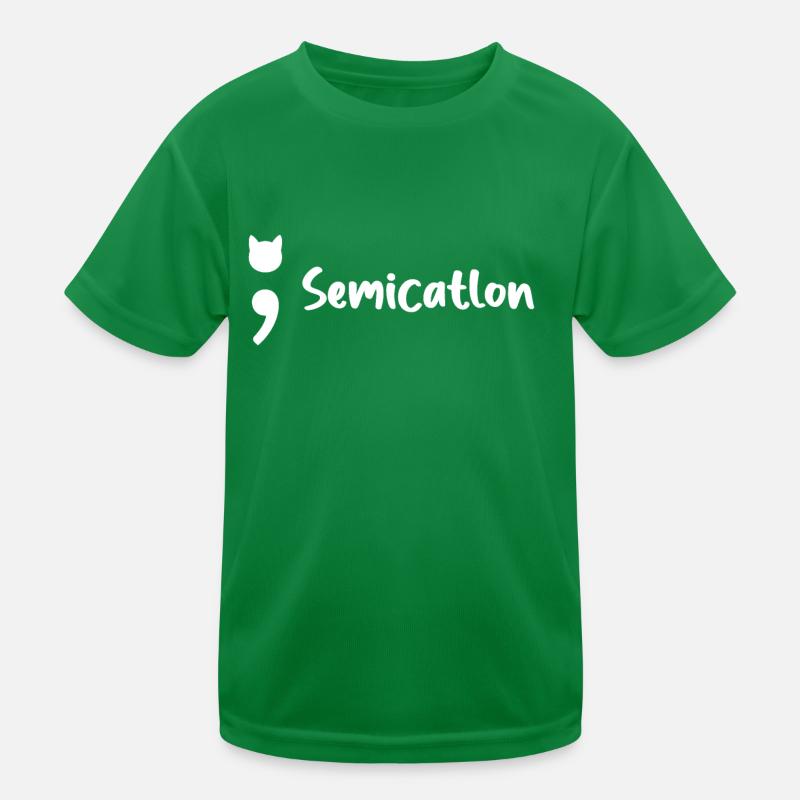 Chat semi-catlon T-shirt sport Enfant