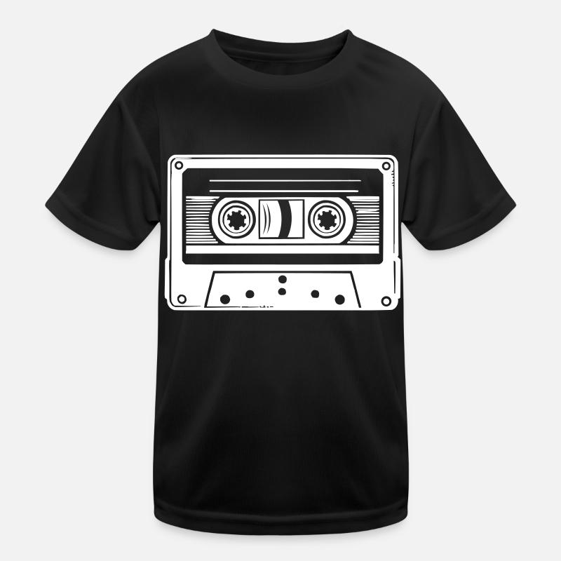 audio kassette Kinder Funktions-T-Shirt