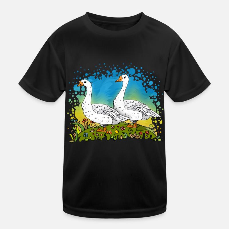 Gänse Kinder Funktions-T-Shirt