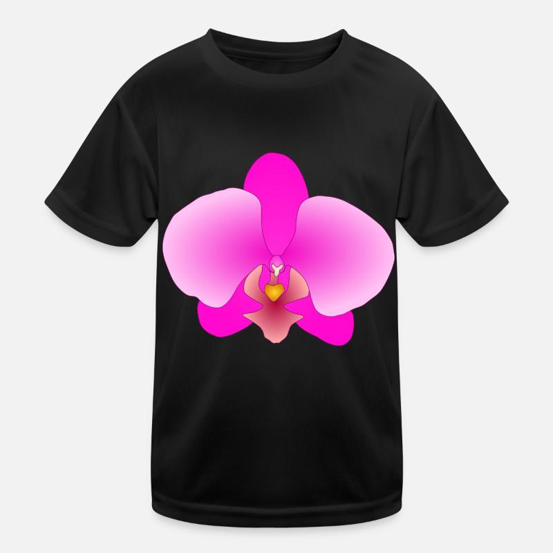 orchidea rosa Maglietta sportiva per bambini