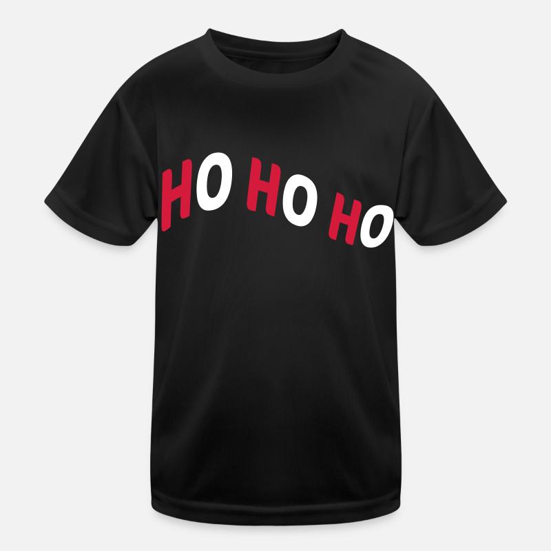 Red white Ho Kids Functional T-Shirt