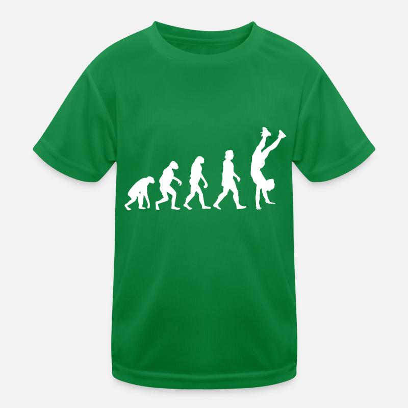 Gymnastics handstand evolution Kids Functional T-Shirt