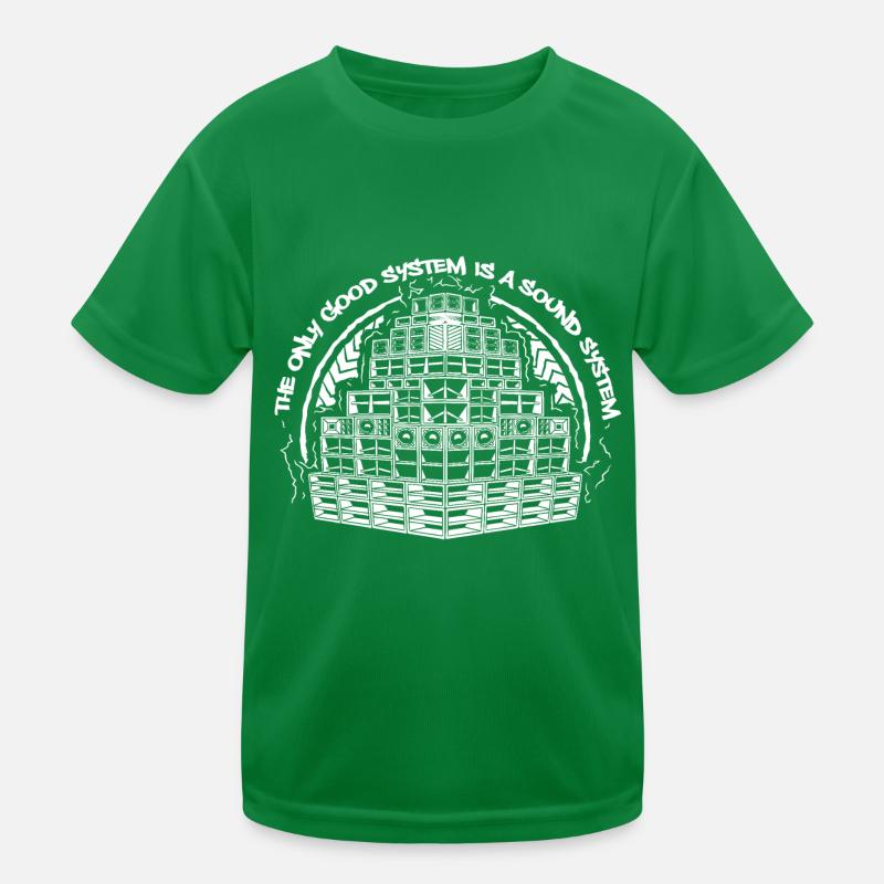 The Only Good System is a Sound System Kids Functional T-Shirt