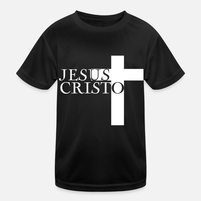 Jesus Christ God God Kids Functional T-Shirt