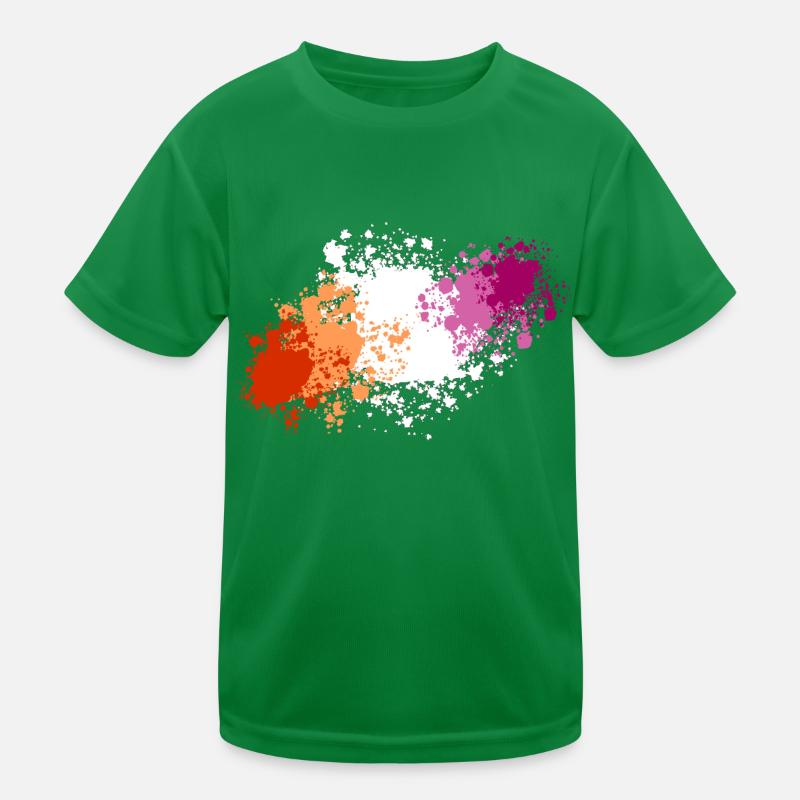 Lesbian pride blobs Kids Functional T-Shirt