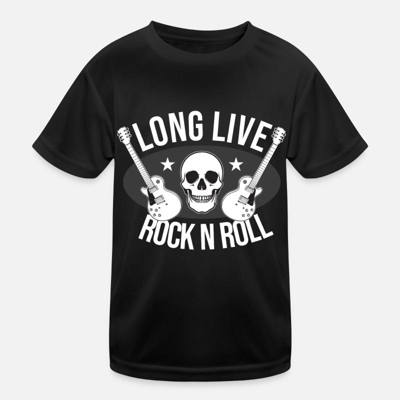 Blue-Rock n Roll Kinder Funktions-T-Shirt