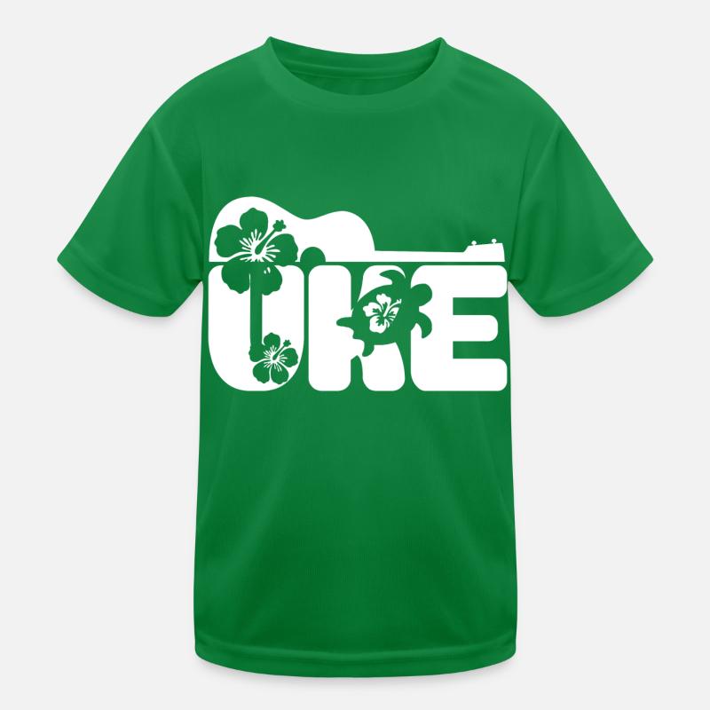 Uke Geschenk Ukulele Musiker Hawaii Kinder Funktions-T-Shirt