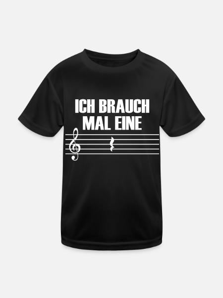 Musiklehrer Pause Geburtstag Weihnachten Geschenk - Kinder Funktions-T-Shirt - Schwarz - Vorne