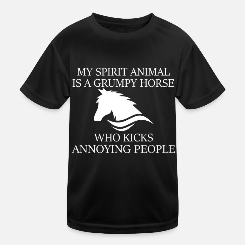 Cheval Horse T-shirt sport Enfant