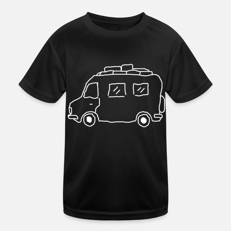 motorhome globetrotter Kids Functional T-Shirt