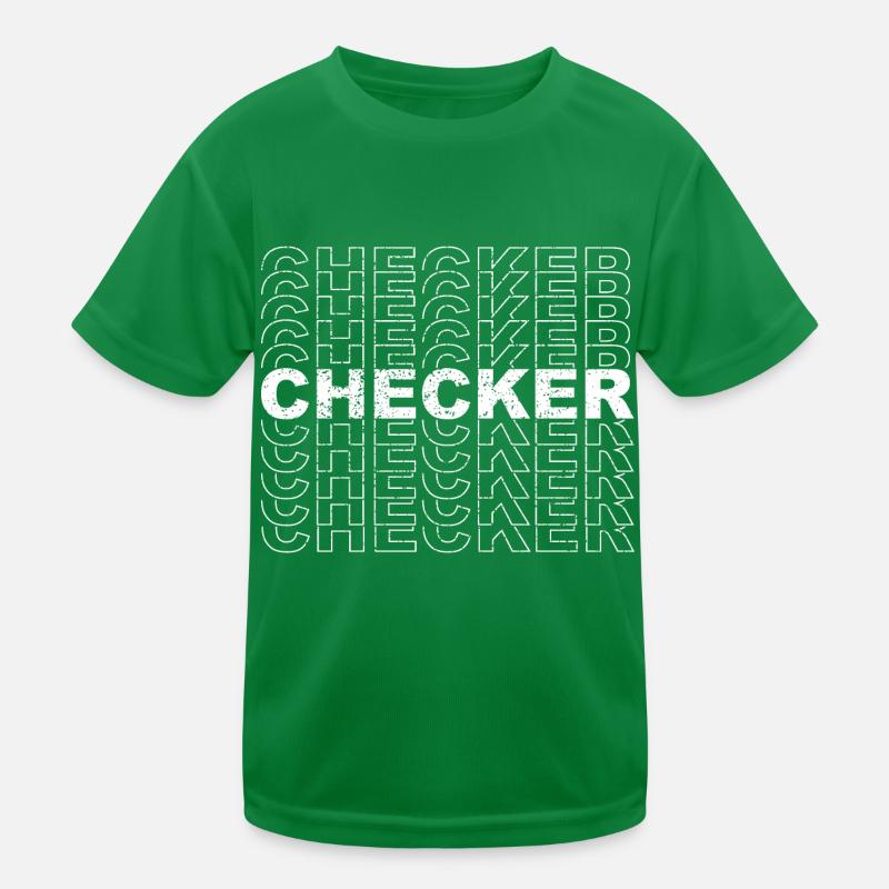 CHECKER Kids Functional T-Shirt