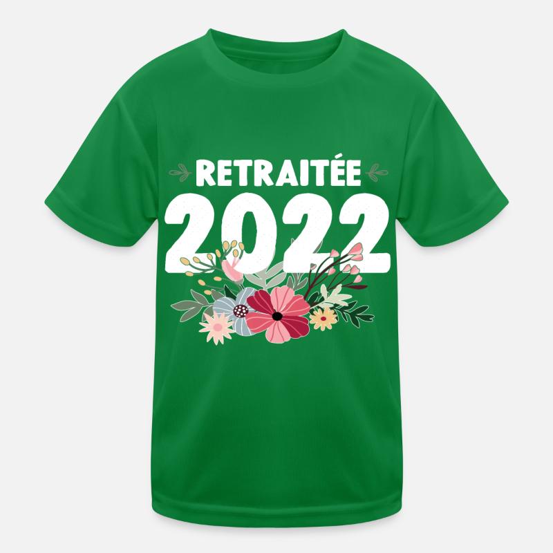 Retraitée 2022 T-shirt sport Enfant