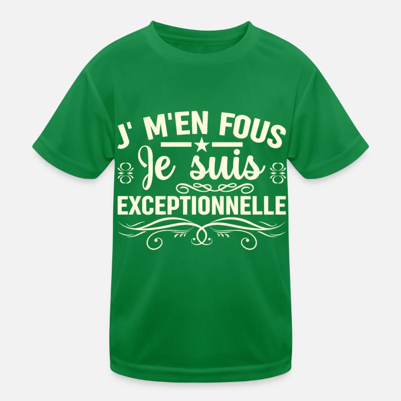 JE SUIS exceptionnelle T-shirt sport Enfant