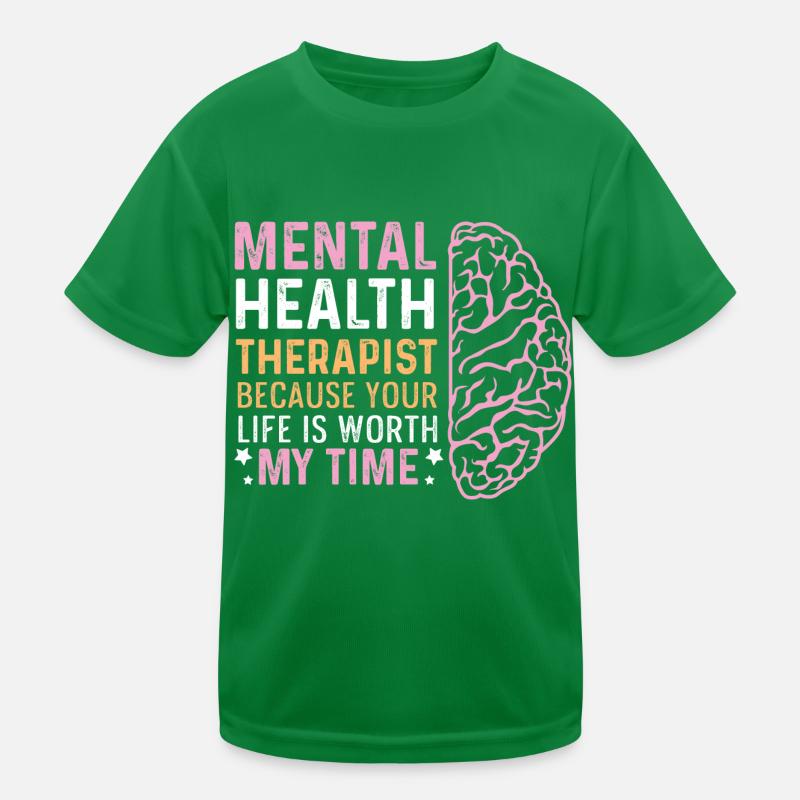 Worth My Time Behavioral Therapist Gift Kids Functional T-Shirt