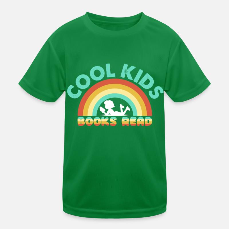 Coole Kinder lesen Buch Reader Funny Bookworm Kinder Funktions-T-Shirt