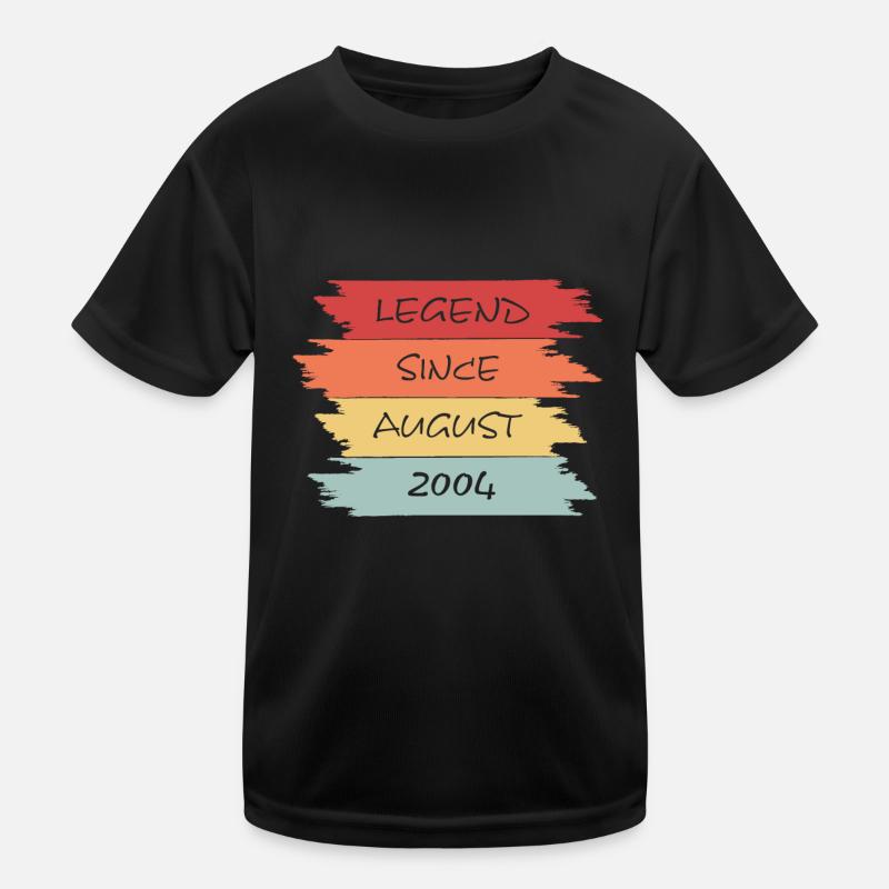 Legend Since August 2004 Kinder Funktions-T-Shirt