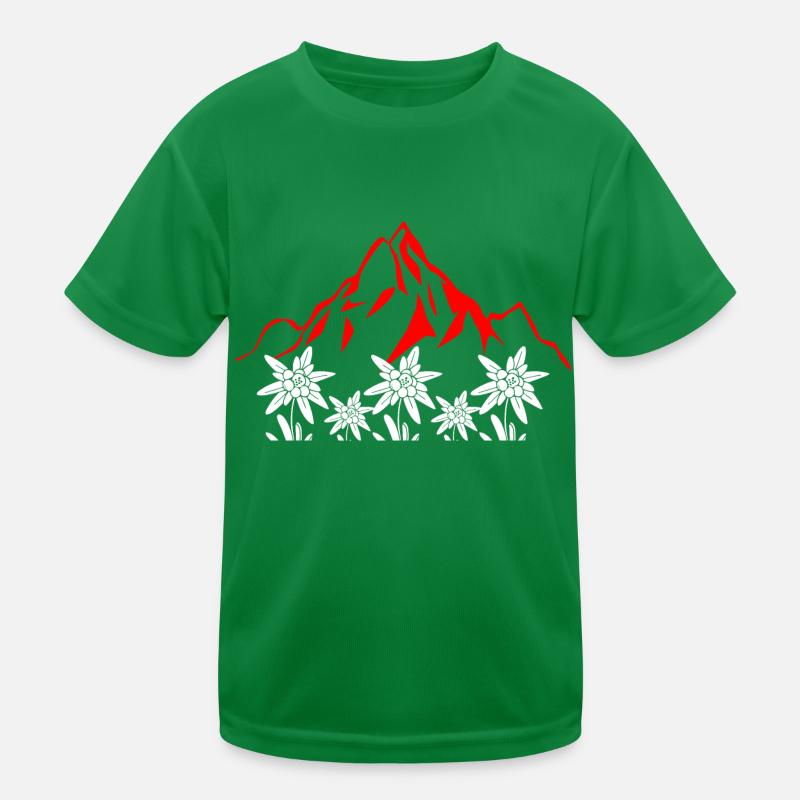 Swiss Mountains Kids Functional T-Shirt