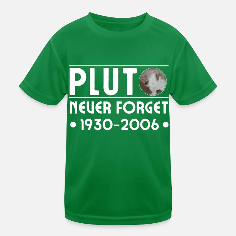 PLUTO NEVER FORGET 1930 - 2006 Kids Functional T-Shirt