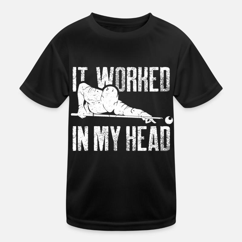 ça a marché dans ma tête Design pour un billird T-shirt sport Enfant