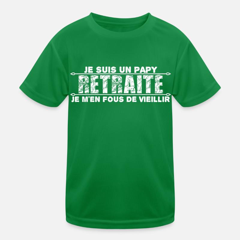 je suis un papy retraité T-shirt sport Enfant