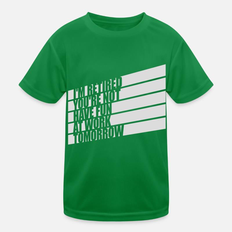 Amusez-vous au travail T-shirt sport Enfant