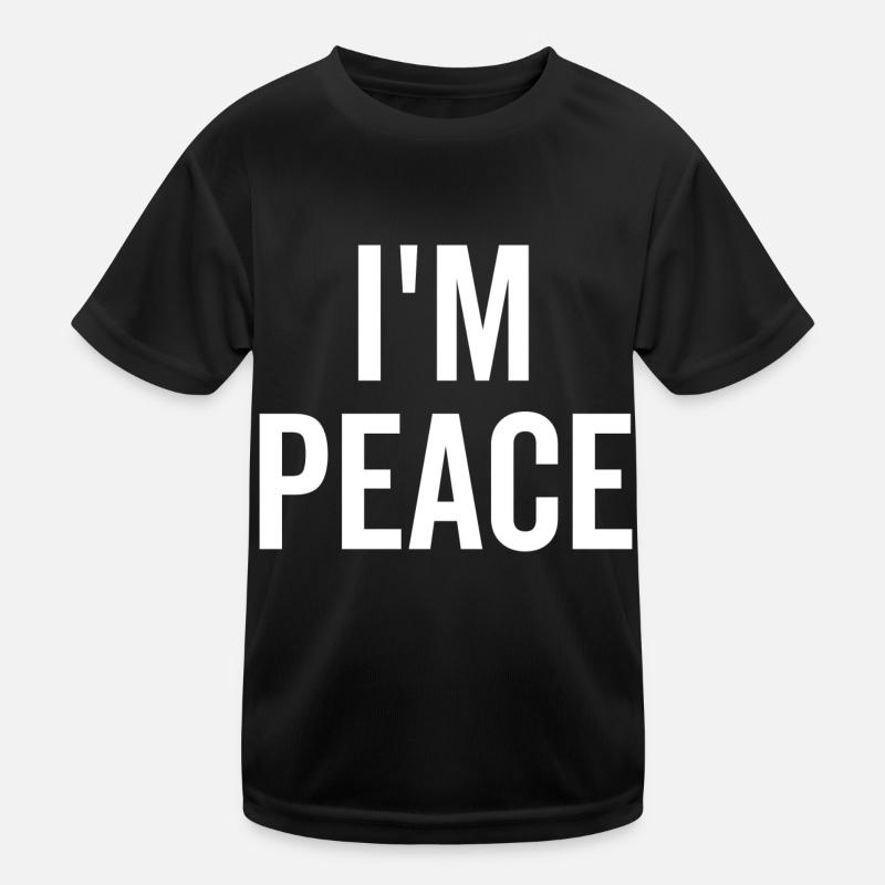 Ich bin Frieden Kinder Funktions-T-Shirt