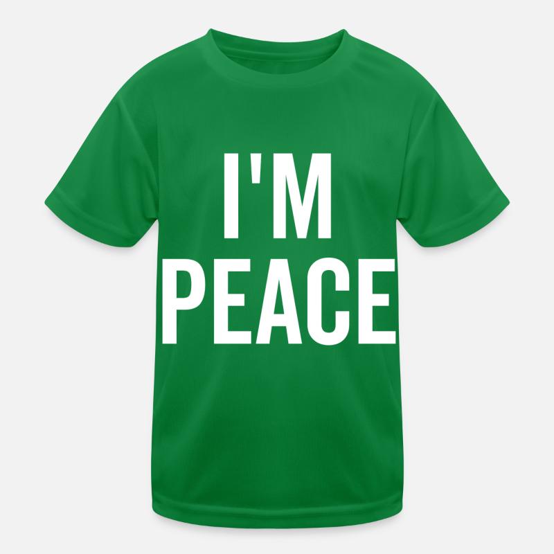 Ich bin Frieden Kinder Funktions-T-Shirt