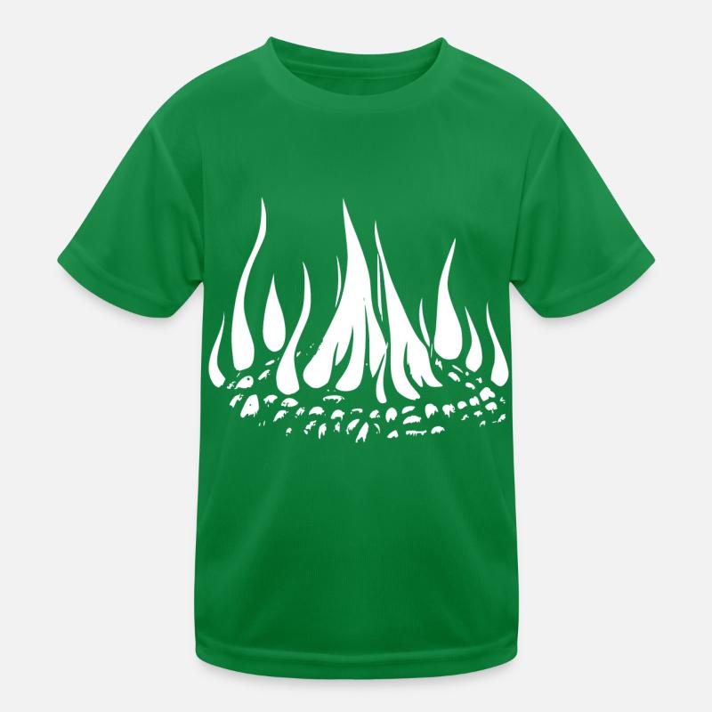 Campfire Camping Nature Forest Fire Outside 9 Kids Functional T-Shirt
